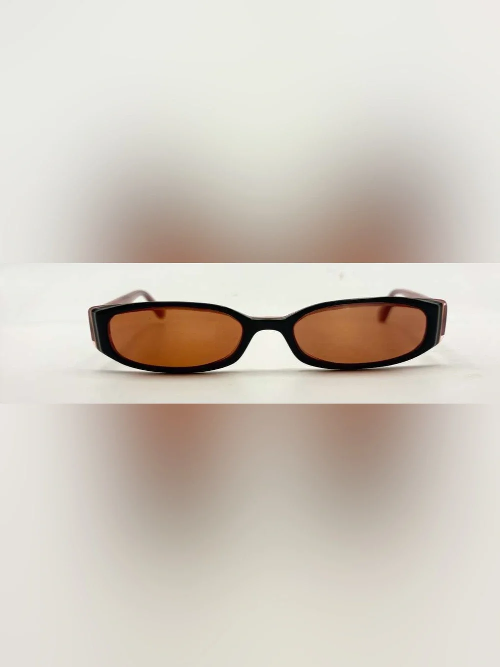 Bold Black Oval Sunglasses Frames Only